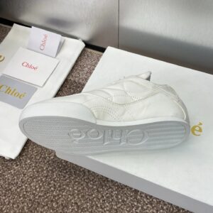 chloe low top sneakers white