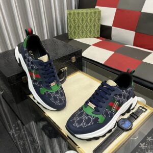 gucci signature sneakers blue