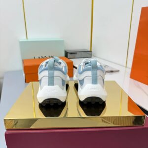 hermes loop leather sneakers blue