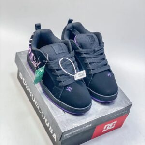 dc shoes street style sneakers black