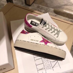 golden goose hi star sneakers red star