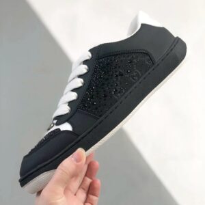 gucci distressed screener sneaker black
