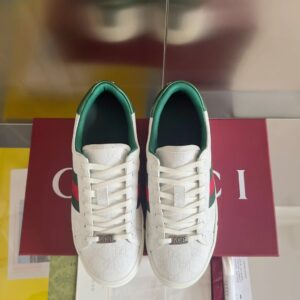 gucci ace bee sneakers white