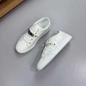 hermes day nappa sneakers white embossed