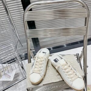 golden goose superstar sabot yellow silver
