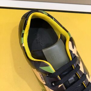 fendi classic sneakers camouflage