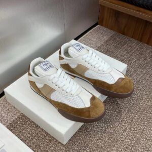 chloe low top sneakers white brown