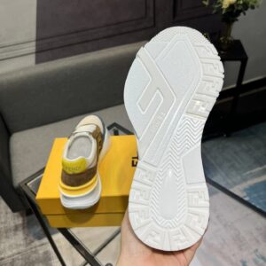 fendi flow men's fashion sneakers yellow