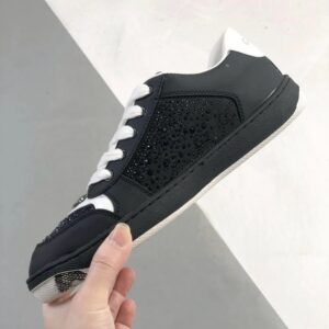 gucci distressed screener sneaker black