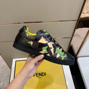 fendi classic sneakers camouflage