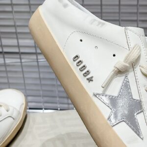 golden goose superstar sabot yellow silver