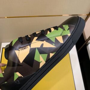 fendi classic sneakers camouflage