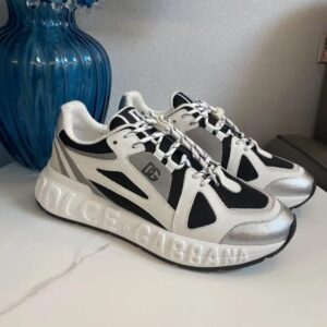 dolce & gabbana sneakers silver