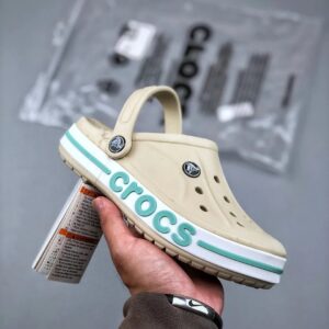 crocs classic clogs beige