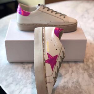 golden goose hi star sneakers red star