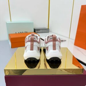 hermes loop leather sneakers pink