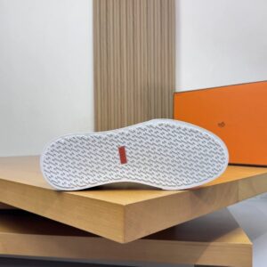 hermes day nappa sneakers white embossed