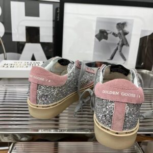 golden goose hi star sneakers glitter pink
