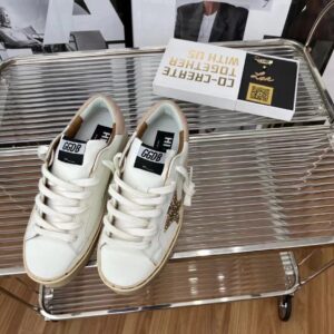 golden goose hi star sneakers brown gold