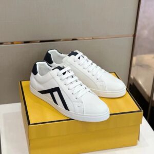 fendi ff men's sneakers white black
