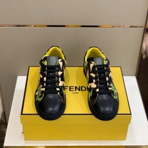 fendi classic sneakers camouflage