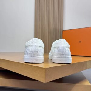 hermes day nappa sneakers white embossed