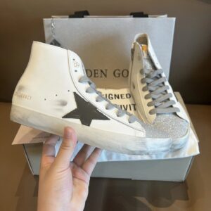 golden goose francy high top sneakers black