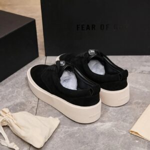 fear of god fog101 suede sneakers black