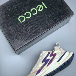 ecco beige running shoes