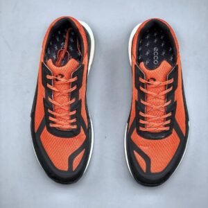 ecco lightweight sneakers orange