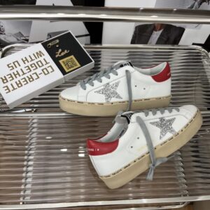 golden goose hi star sneakers red tail