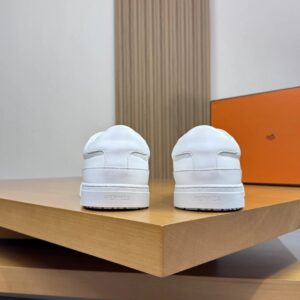 hermes day nappa sneakers white