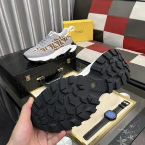 fendi new driving sneakers grey