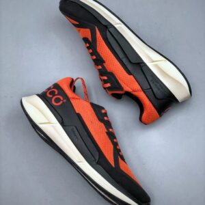 ecco lightweight sneakers orange