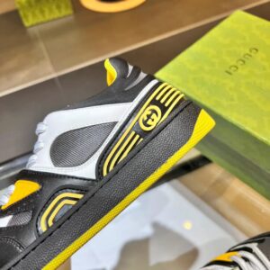 gucci screener low top sneakers yellow