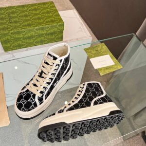 gucci platform sneakers black
