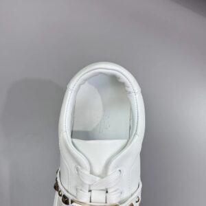 hermes day nappa sneakers white