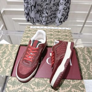 gucci re web sneakers red