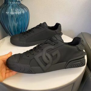 d&g fashion sneakers black