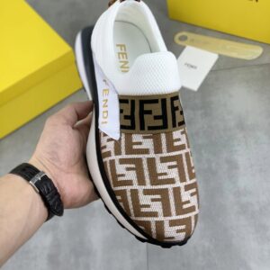 fendi new driving shoes white