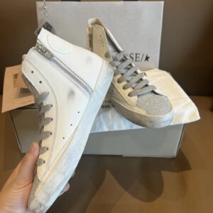 golden goose francy high top sneakers black