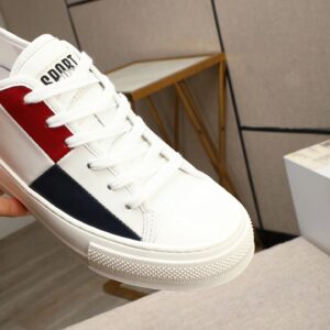 gucci leather sneakers white blue red