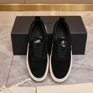 fear of god fog101 suede sneakers black