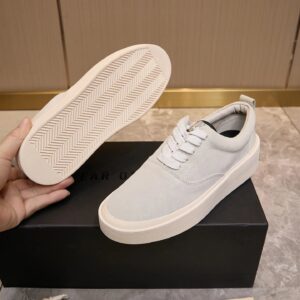 fear of god fog101 suede sneakers white