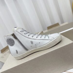 golden goose francy high top sneakers purple star
