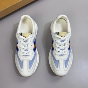gucci ​re motion premium sneakers white blue