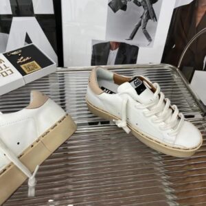 golden goose hi star sneakers brown gold