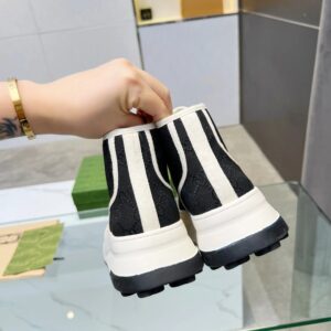 gucci platform sneakers black