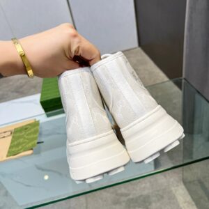 gucci platform sneakers white
