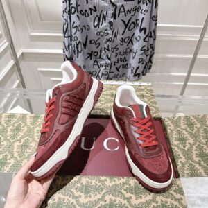 gucci re web sneakers red